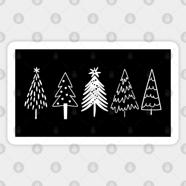 Christmas Tree Minimalist Enthusiast Sticker by MalibuSun
